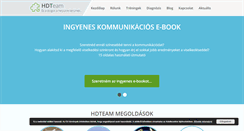 Desktop Screenshot of hdteam.hu